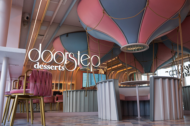 See the interior and exterior of one of our Doorstep Desserts stores